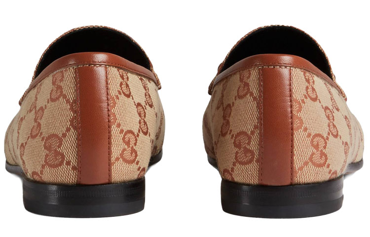 Женские туфли Gucci Jordaan (темно-красный) — фото 4