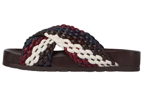 Bottega Veneta Slide Slippers Women's Purple
