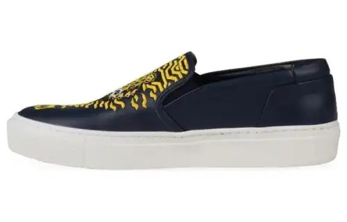 KENZO Sheepskin Women's Casual Shoes Women's Dark Blue
