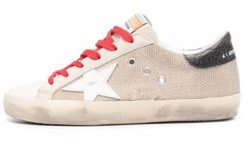 Golden Goose Super Star Leather It Is Work Shoes Women's Beige