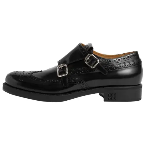 MIU MIU X Church's Leather Brogue Shoes