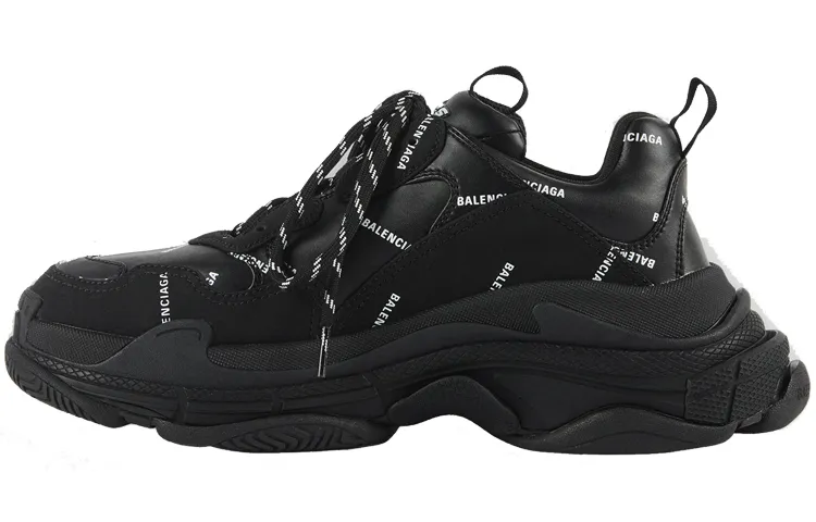 Balenciaga Triple S Sneaker 'Allover Logo   Black'