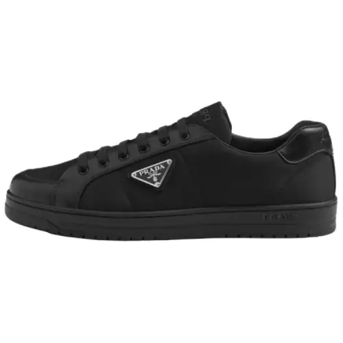 PRADA Downtown Triangle-logo Sneakers