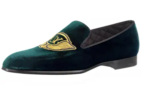 LOUIS VUITTON Auteuil Trendy Women's Casual Shoes Women's Green