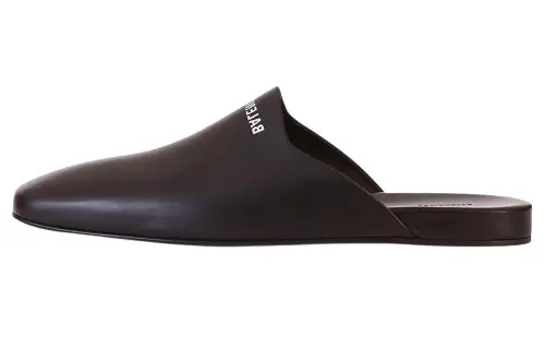 Balenciaga Cosy Mules Black Leather