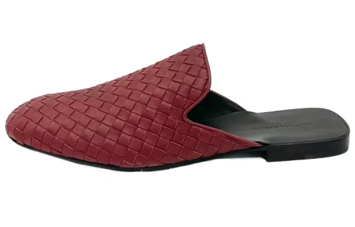 Bottega Veneta Slide Slippers Women's Red Black
