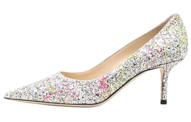 Jimmy Choo Love 90mm Glitter Pumps