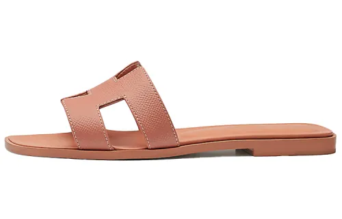 HERMES Oran Slide Slippers Women's Sunlit Pink