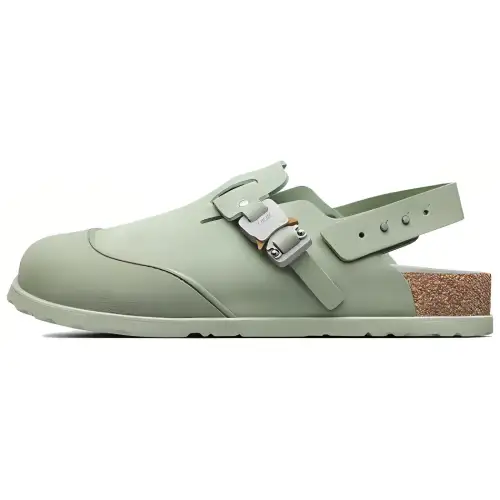 DIOR By Birkenstock Mule Tokio Pastel Green Nubuck Calfskin