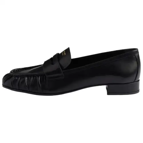 PRADA Calfskin Casual Shoes Women's Black
