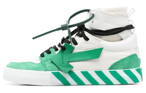 OFF WHITE Vulc High White Green