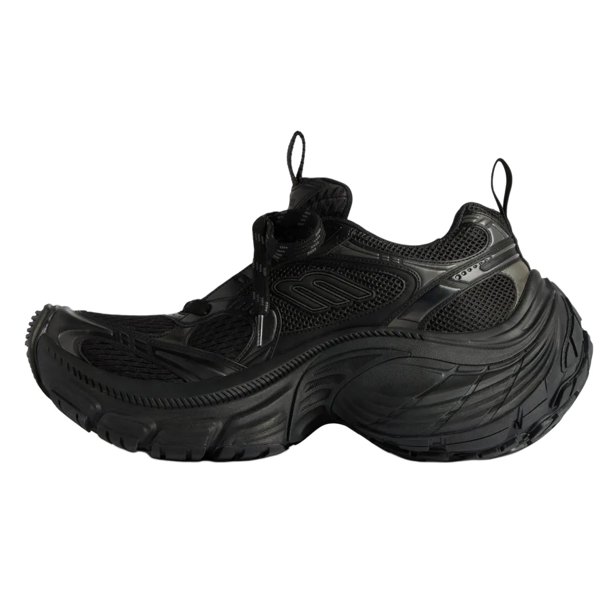 Balenciaga 10XL Chunky Sneakers Men's Black Distressed