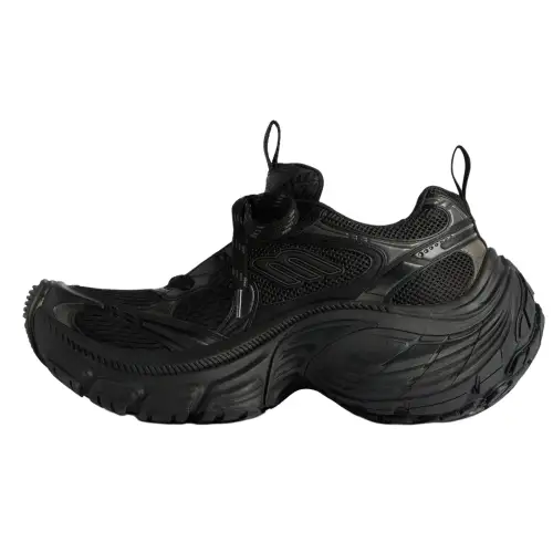 Balenciaga 10XL Chunky Sneakers Men's Black Distressed