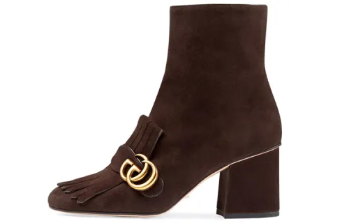 GUCCI Ankle Boots Women's Brown