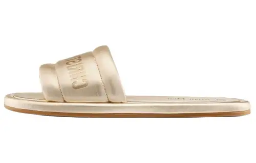 DIOR Women's Every-D Slide 'Pale Gold'