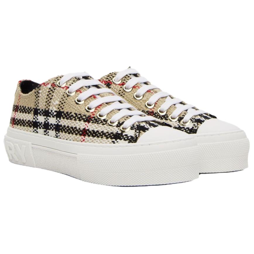Кеды Burberry Vintage (бежевый) — фото 3