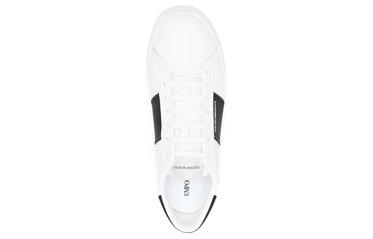 EMPORIO ARMANI Logo-stripe Low-top Sneakers