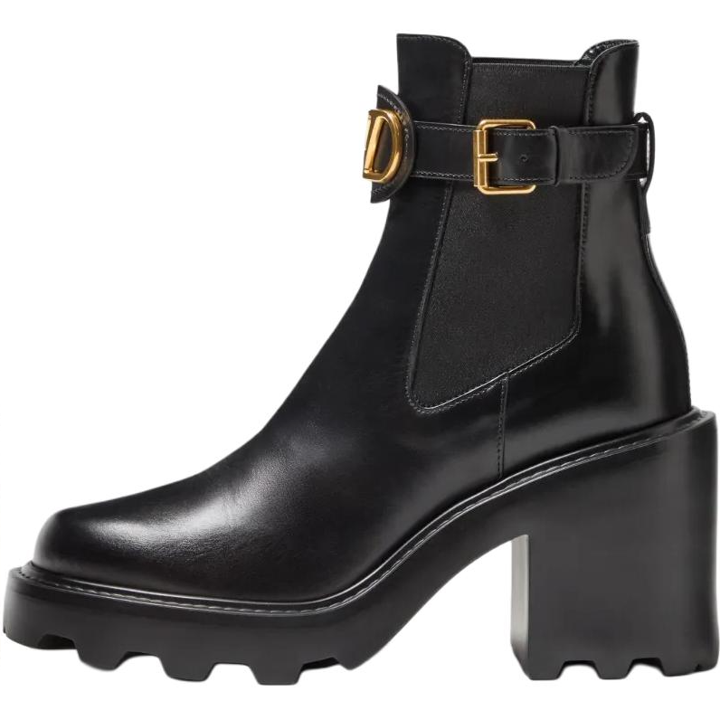 Женские ботинки Valentino GARAVANI Vlogo (черные)