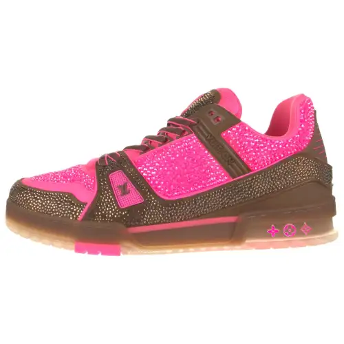 LOUIS VUITTON Trainers 'Crystal Pink And Brown'