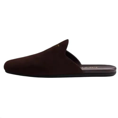 PRADA Rubber Sole No Special Function Closed Toe Slippers Women's Brown