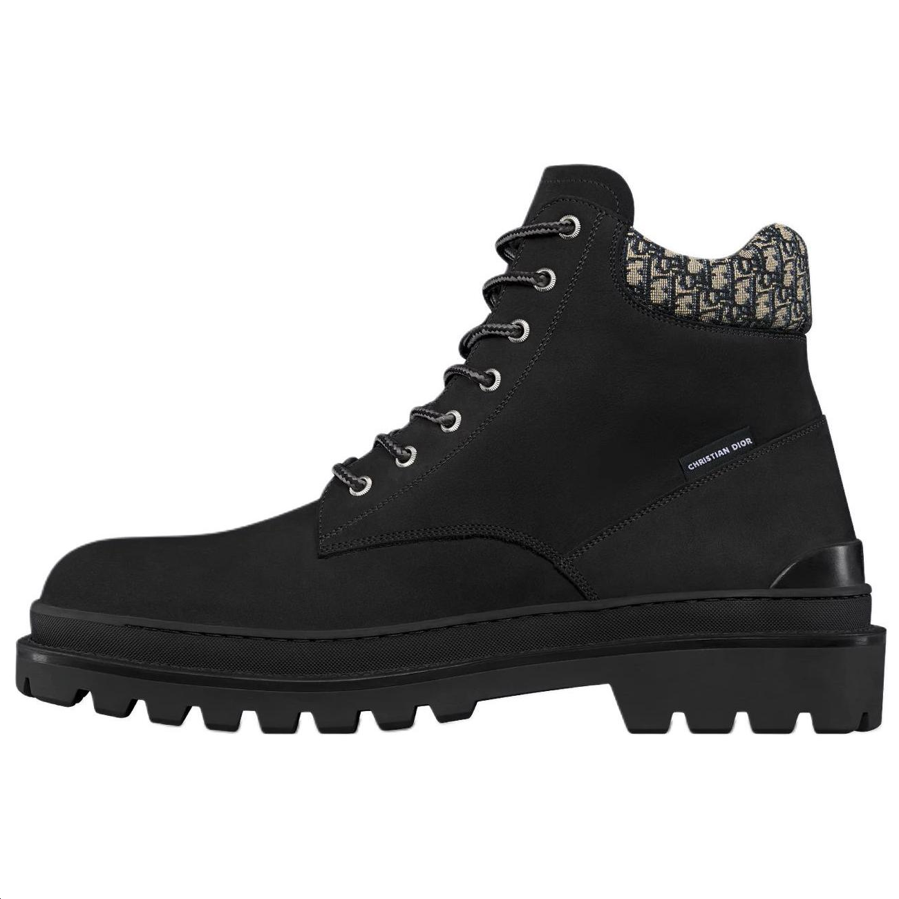 DIOR Explorer Cow Leather Ankle Boots Men's Black