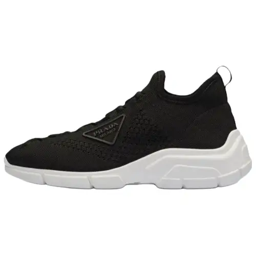PRADA Fabric Low top Casual Shoes Women's Black