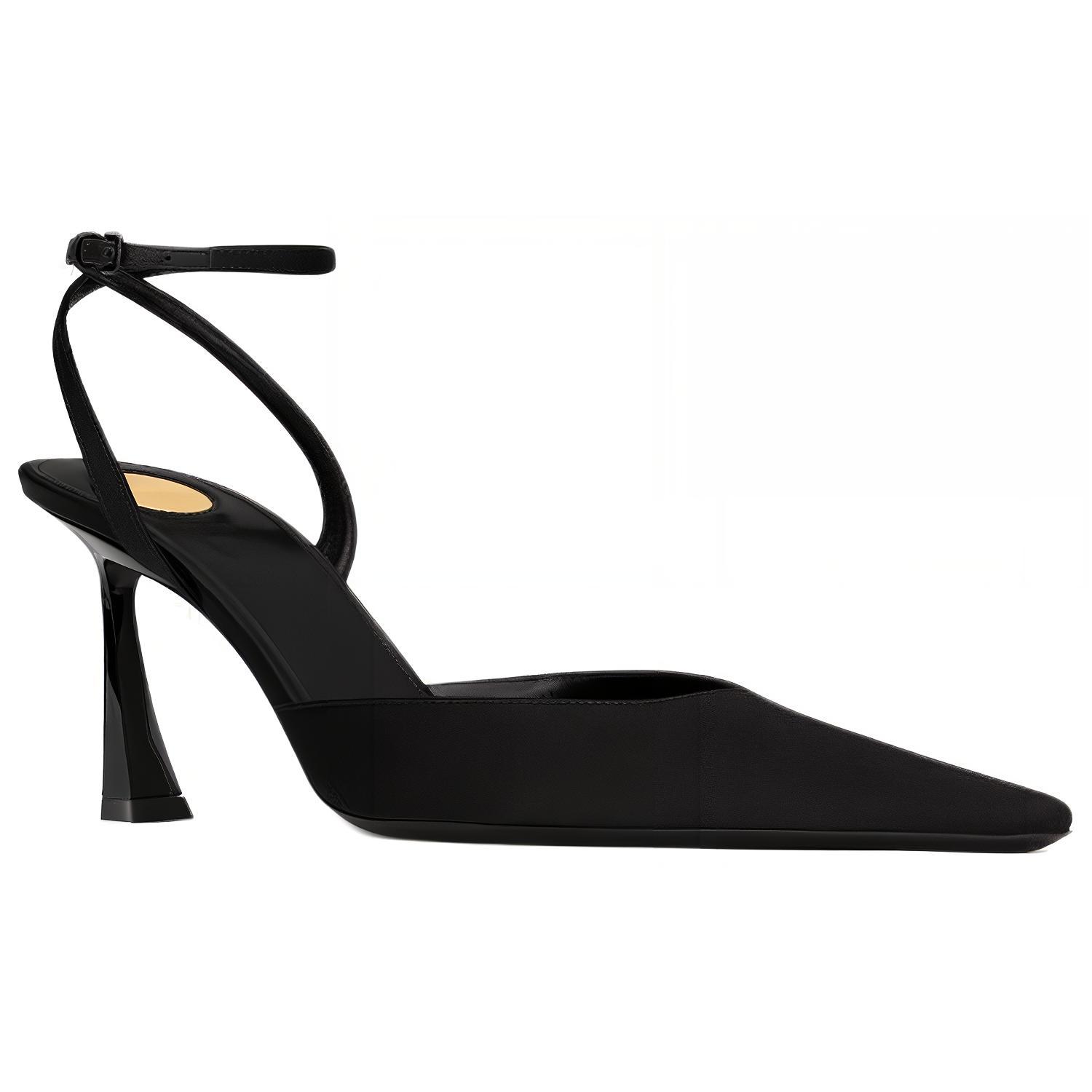 Женские туфли SAINT LAURENT AIMÉE 7.5cm (черные) — фото 3