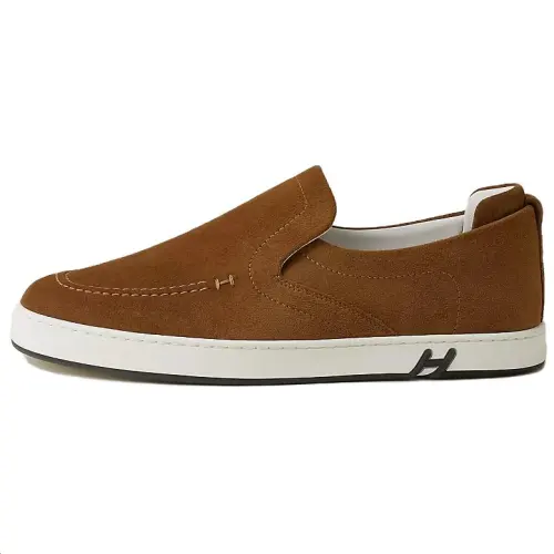 HERMES Kiddy Casual Shoes Men's Brown