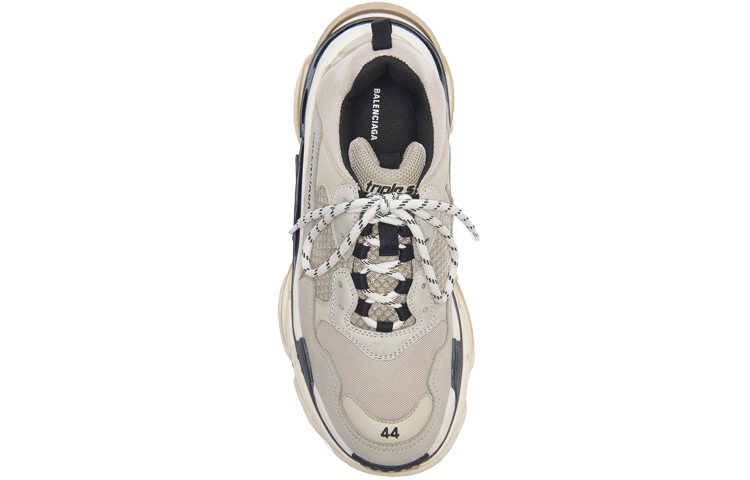 Мужские кроссовки Balenciaga Triple S (бежевые) — фото 4