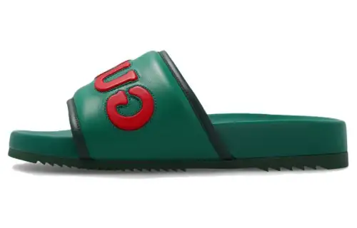 Gucci Jumbo Logo Slide 'Green Red'