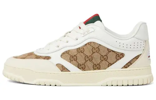 Gucci Re-Web Sneaker 'GG Canvas - White Beige'
