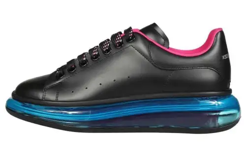 Alexander McQueen Oversized Sneaker Cow Leather Low top Stylish Skateboarding Shoes Men's Multicolor