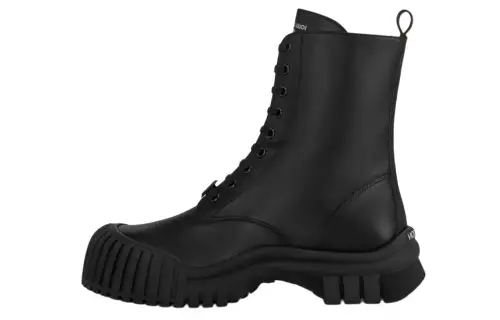 LOUIS VUITTON Ruby Flat Ranger Boots 'Black Plain' Women's