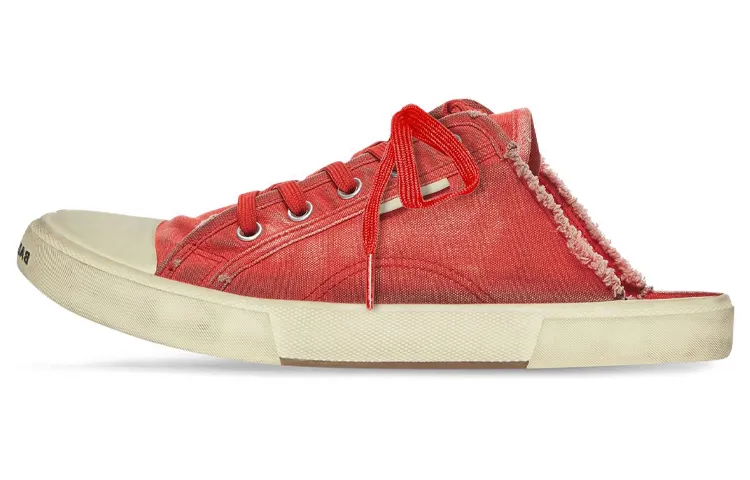 Balenciaga Paris Mule Red