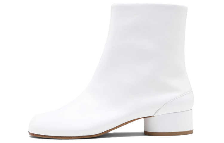 Женские ботинки Maison Margiela Tabi (белые)