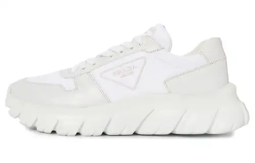 PRADA Low top Casual Shoes Men's White