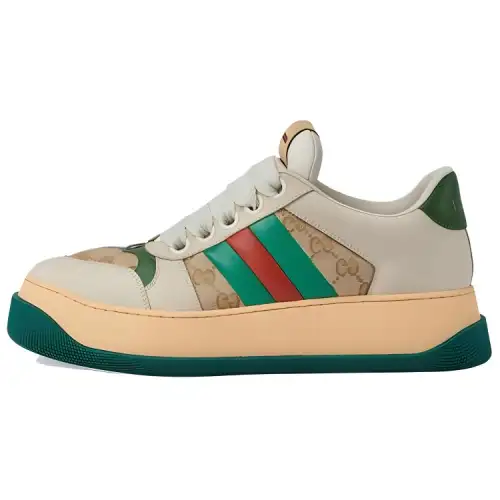 Gucci Screener 'GG Motif - Beige Green'
