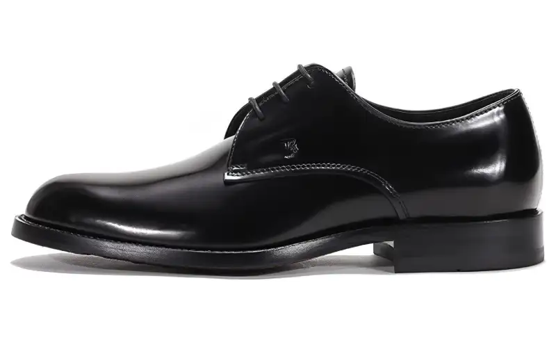TOD'S Round Toe Oxford Lace Up Shoes