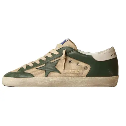 Golden Goose Super-Star Mesh Panelled Sneakers