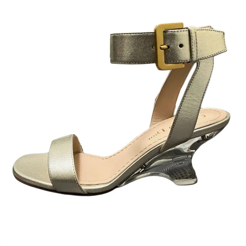 DIOR One Strap Sandals Women's Platinum