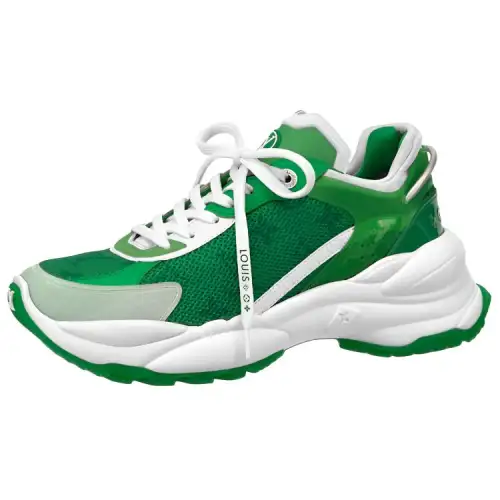 LOUIS VUITTON Run 55 Sneakers 'Green Monogram' Women's