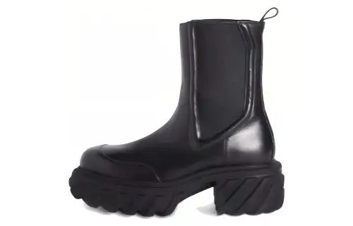 OFF-WHITE Tractor Motor leather boots Women's