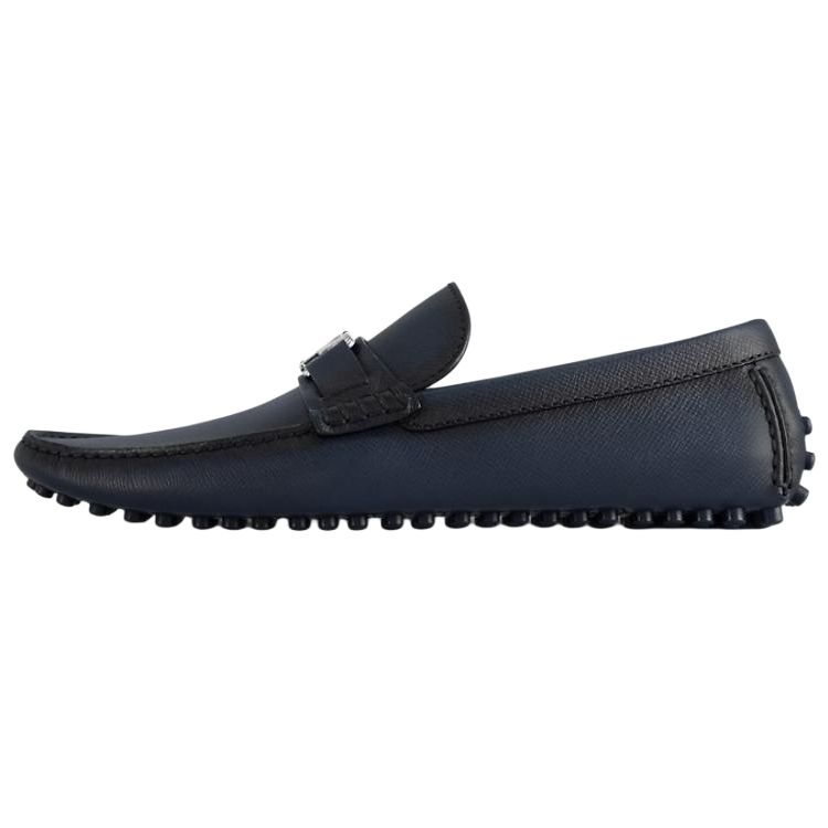 LOUIS VUITTON Hockenheim Gommino Loafers Men's Blue