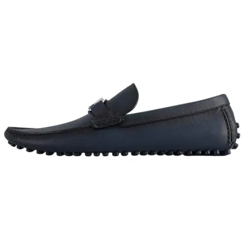 LOUIS VUITTON Hockenheim Gommino Loafers Men's Blue