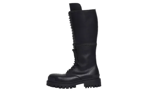 Balenciaga Master Combat Boots Men's Black