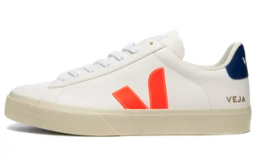 VEJA Campo Chromefree 'White Orange Fluo'