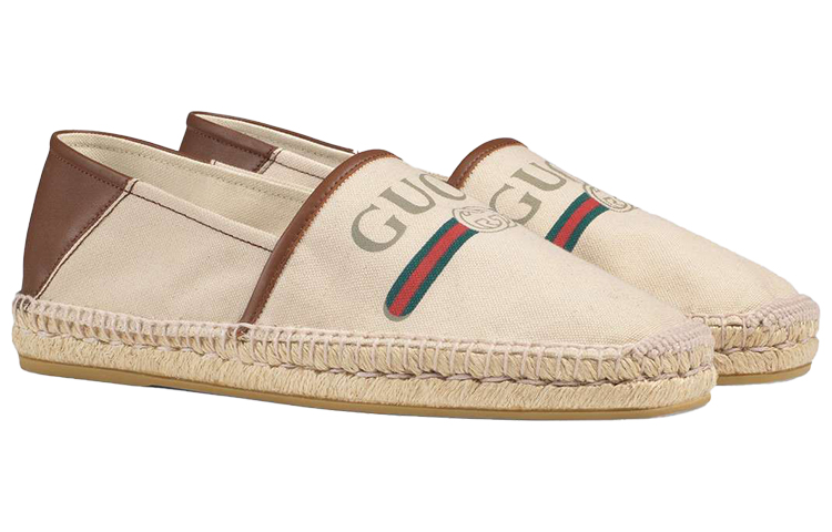 Gucci Logo Espadrille 'Brown'