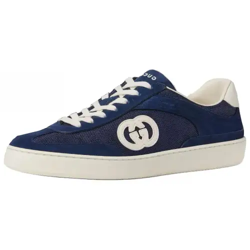 Gucci G74 'Interlocking G - Blue Suede'