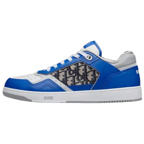 DIOR B27 Low Blue Grey White Beige DIOR Oblique Jacquard