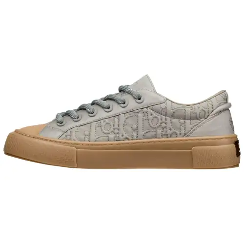 STONE ISLAND x DIOR B33 Platform Shoes Low top Skateboard Shoes Men's Gray